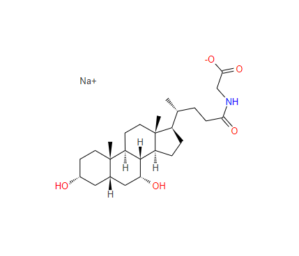 甘氨鵝脫氧膽酸鈉CAS: 16564-43-5